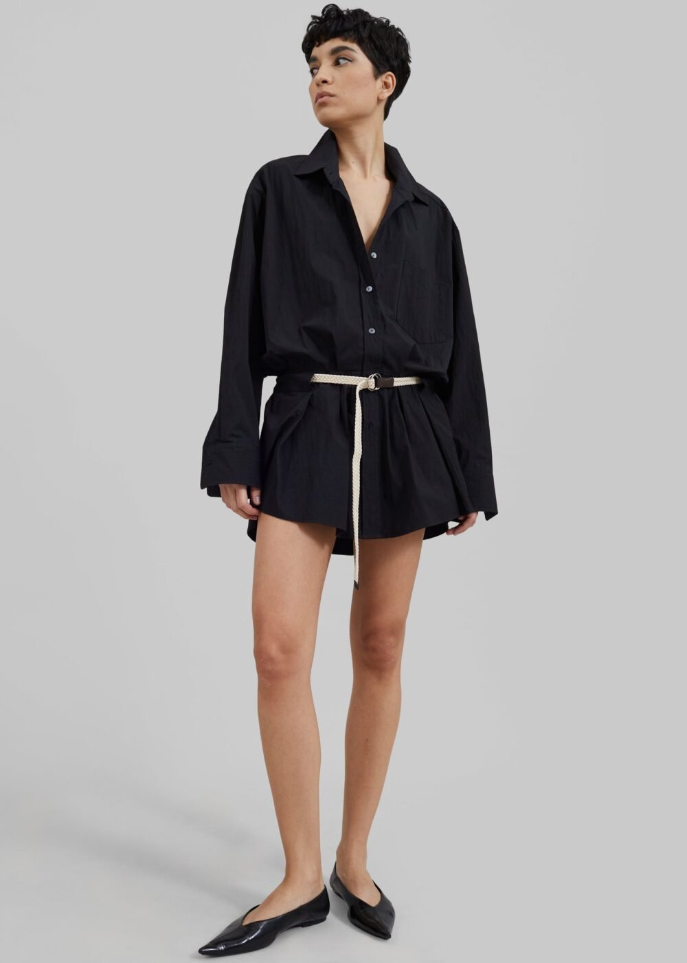 Belted Dress - Black