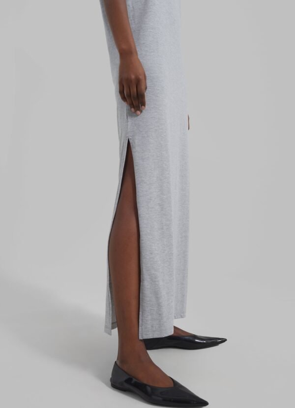 T-Shirt Dress - Grey - Image 4