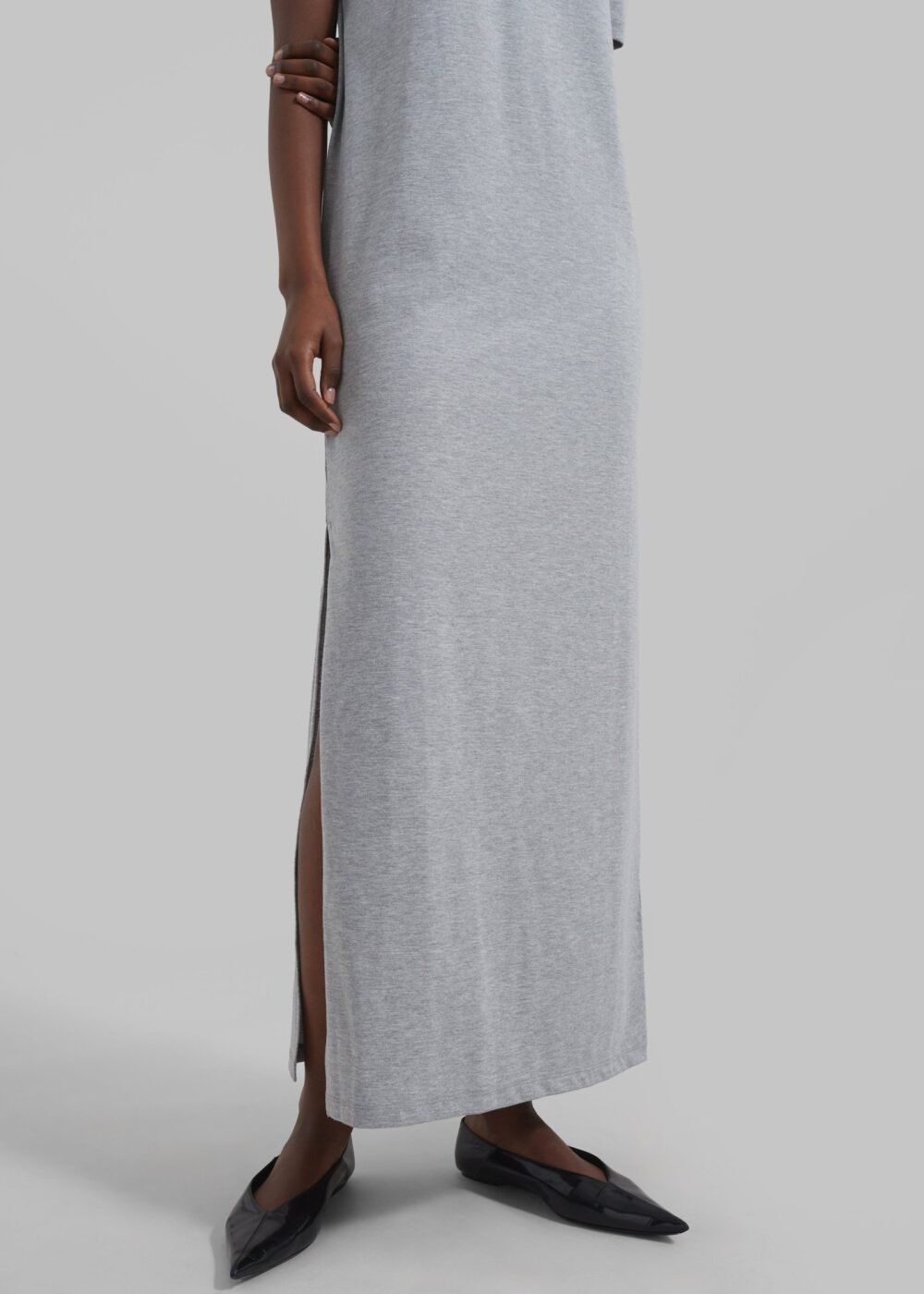 T-Shirt Dress - Grey - Image 2