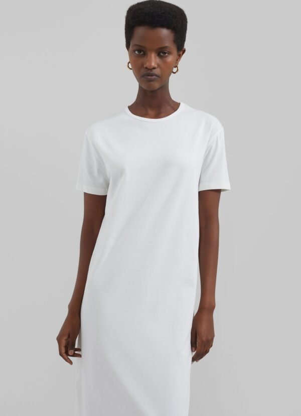 T-Shirt Dress - White - Image 5