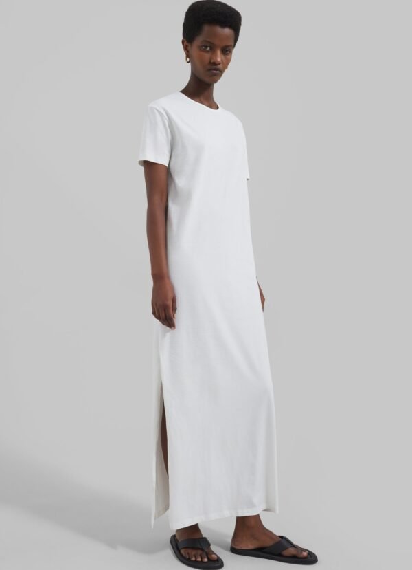 T-Shirt Dress - White - Image 3