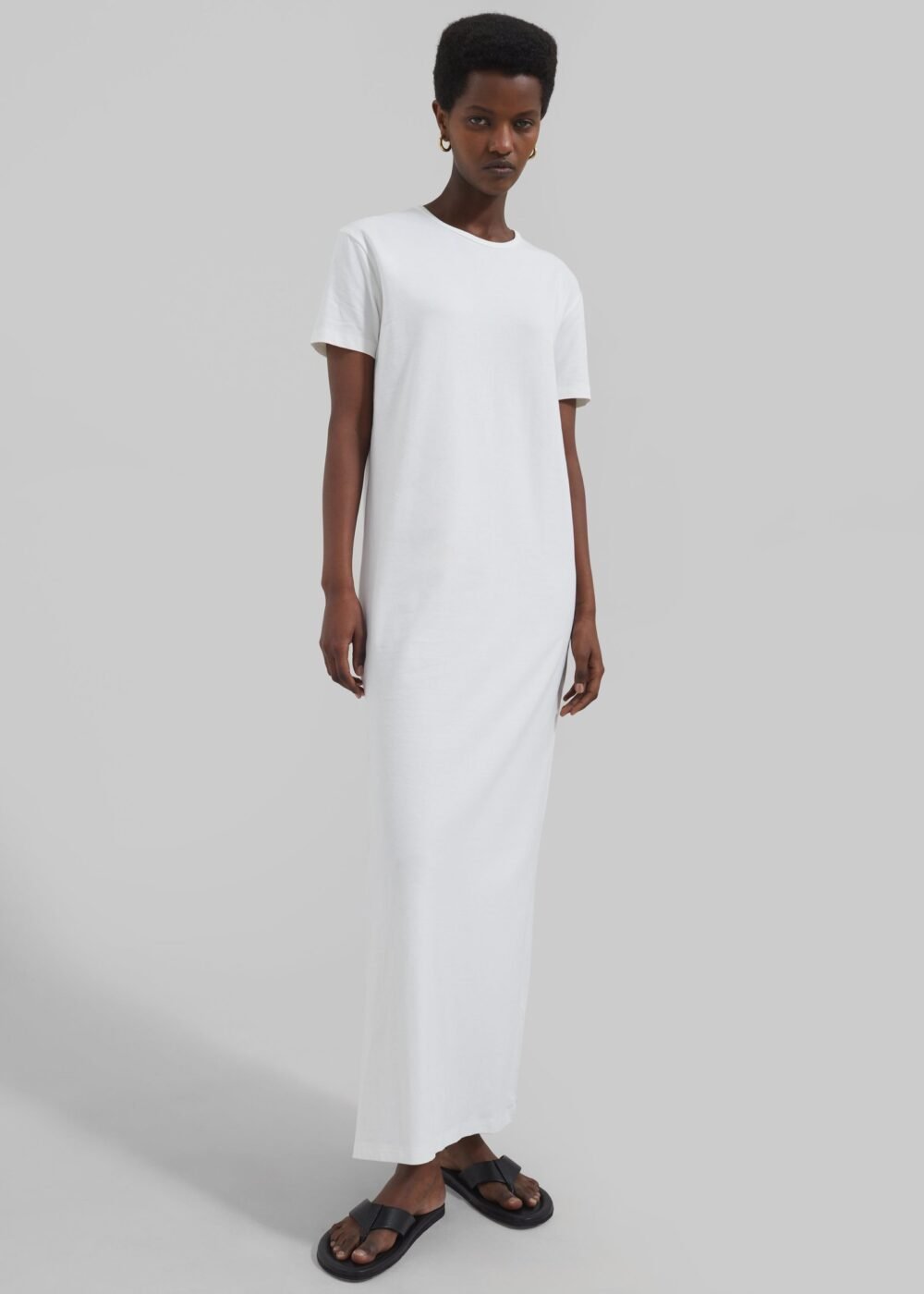 T-Shirt Dress - White - Image 4