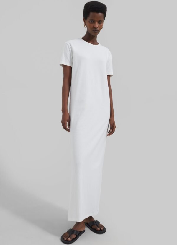 T-Shirt Dress - White - Image 4