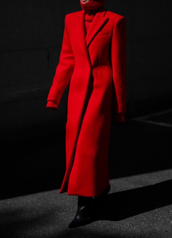 Long Coat - Red - Image 12