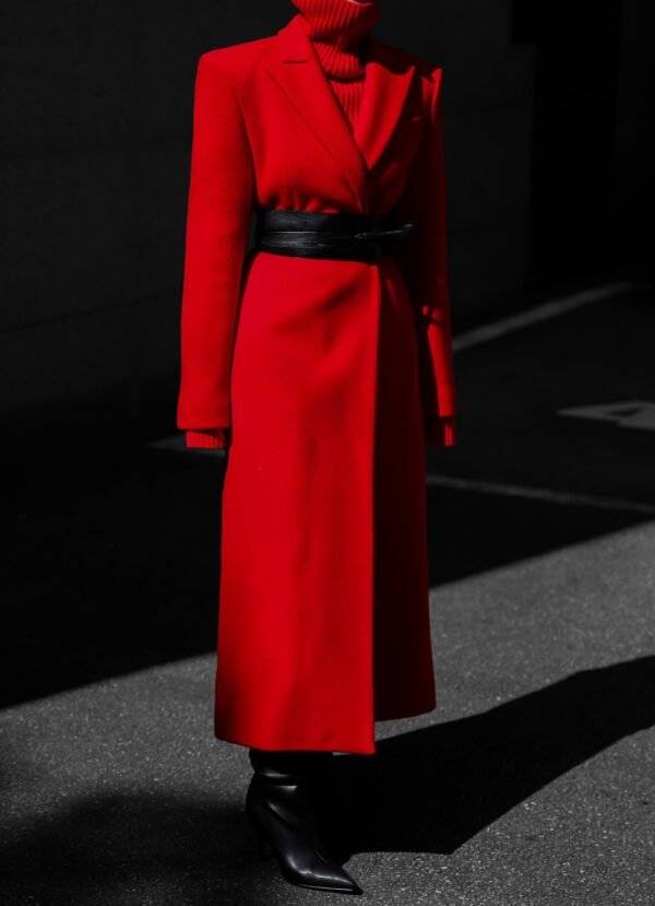 Long Coat - Red - Image 6