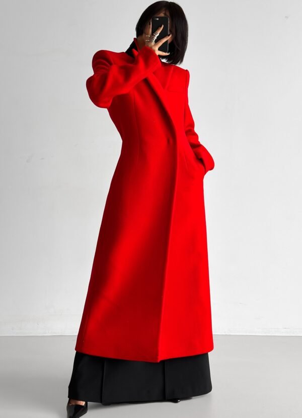 Long Coat - Red - Image 9