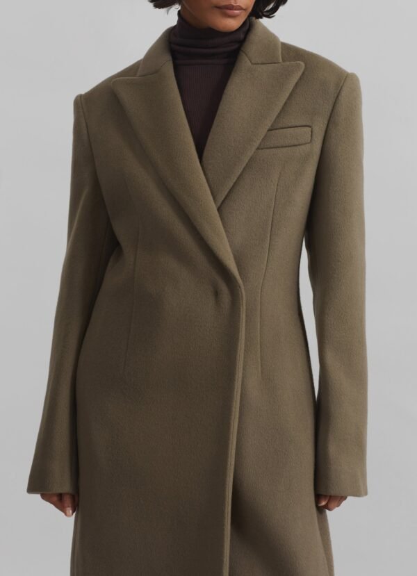 Long Coat - Taupe - Image 7