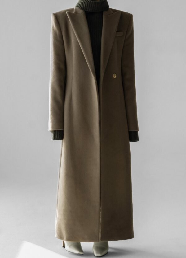 Long Coat - Taupe - Image 10