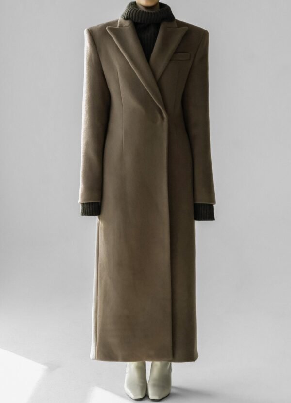 Long Coat - Taupe - Image 9