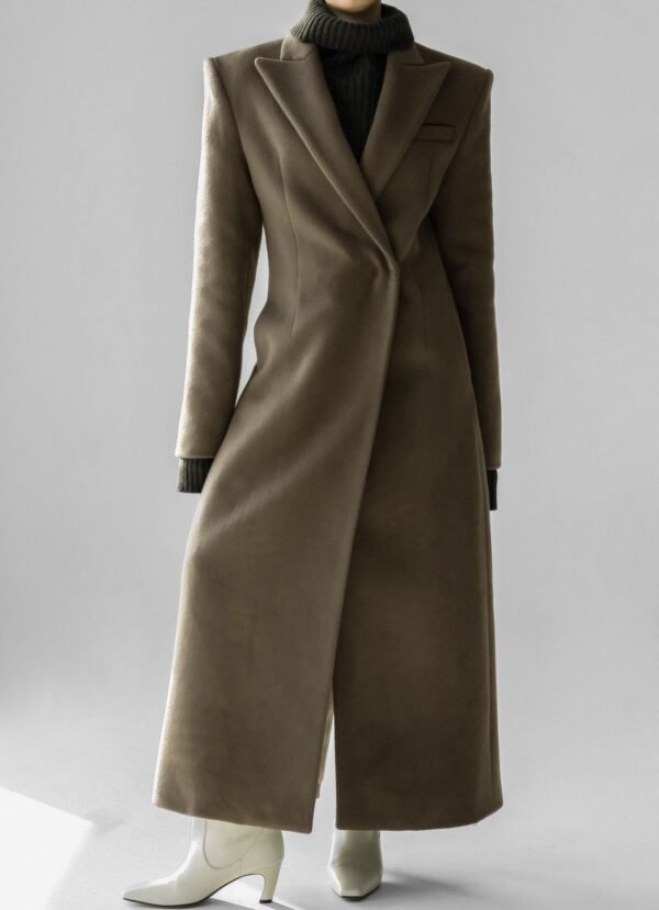 Long Coat - Taupe - Image 8