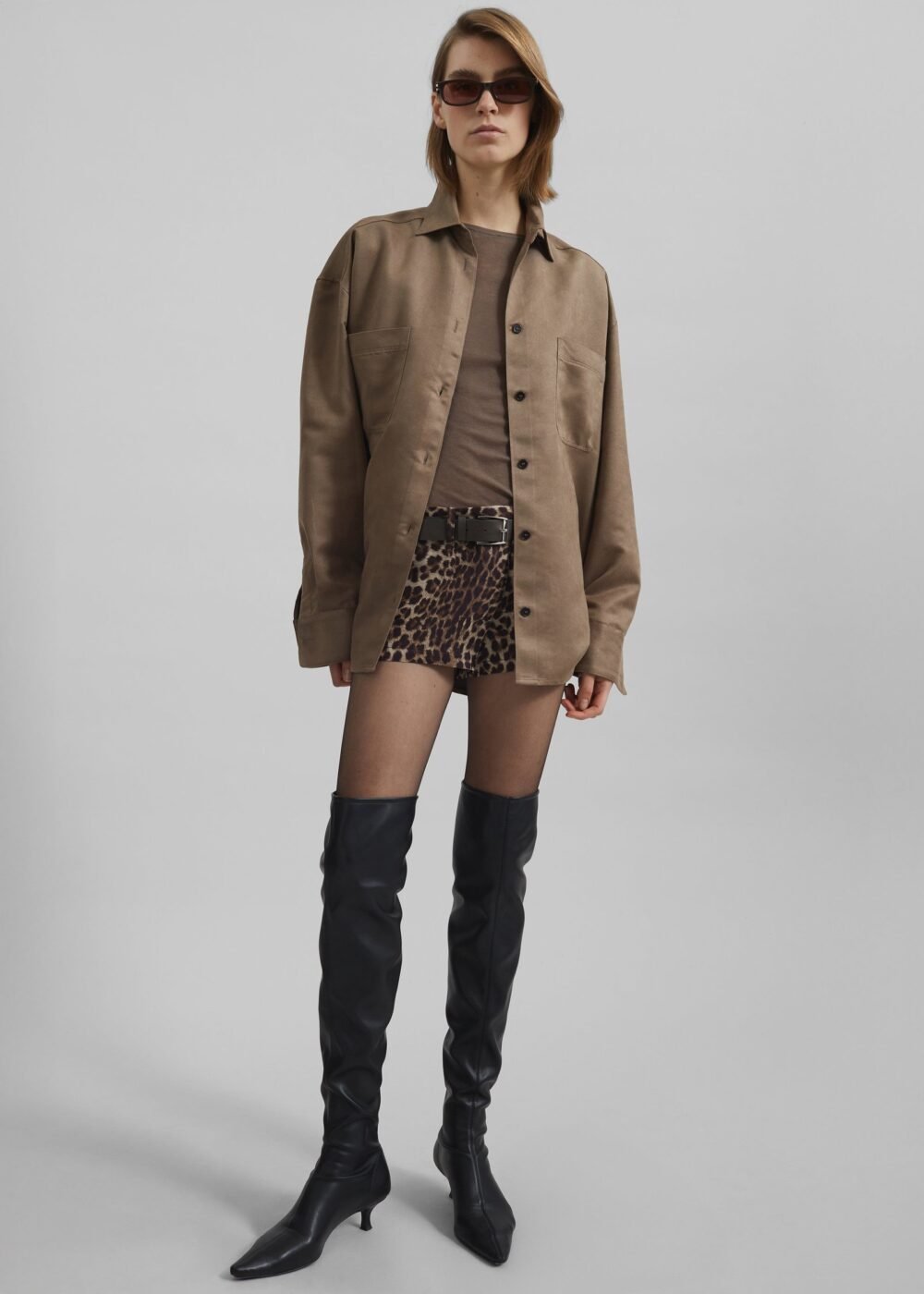 Button Up Shirt - Camel - Image 2