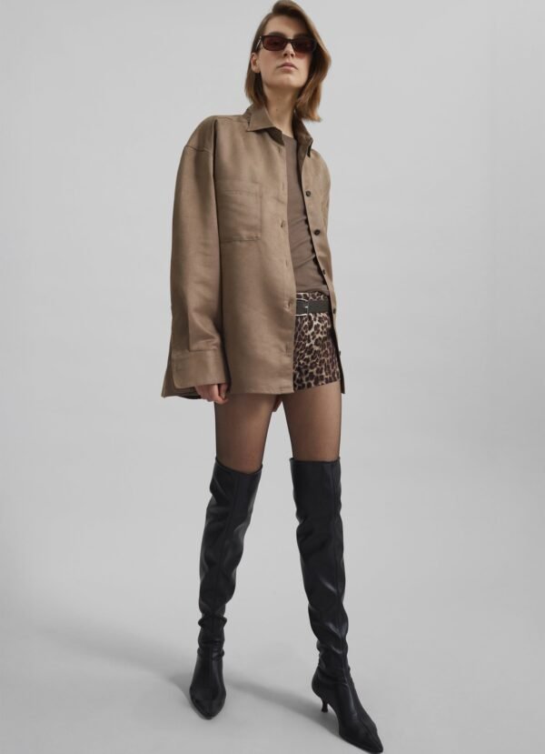 Button Up Shirt - Camel - Image 3