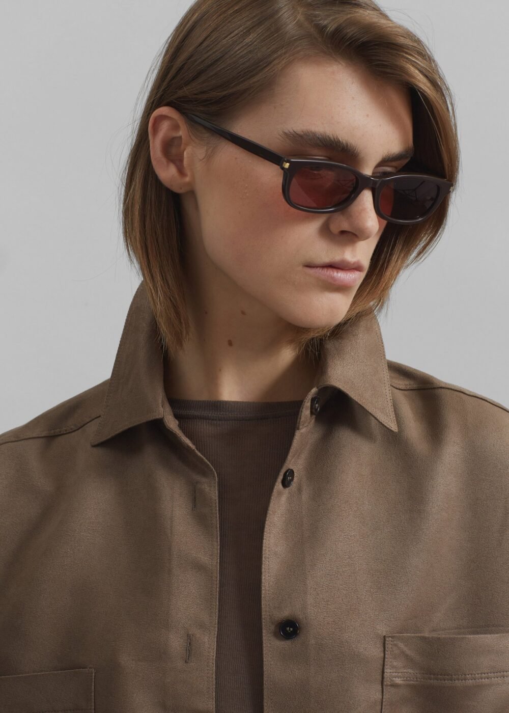 Button Up Shirt - Camel - Image 5