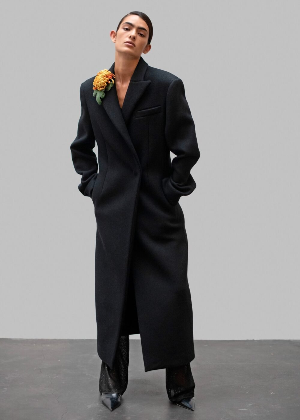 Long Coat - Black - Image 14