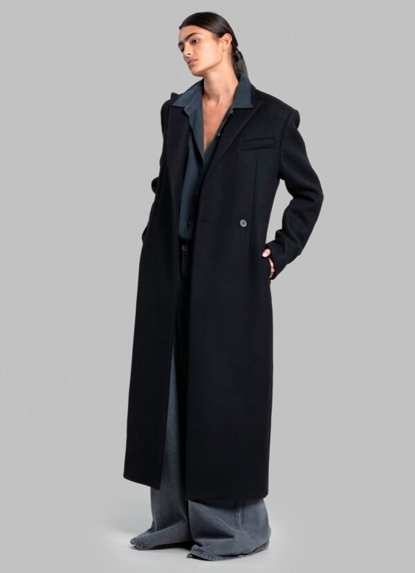Long Coat - Black - Image 5