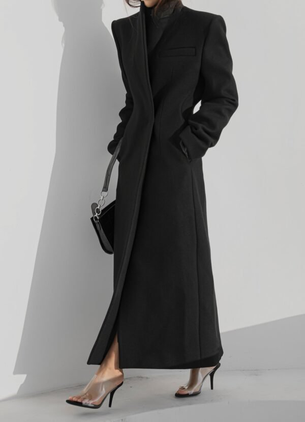 Long Coat - Black - Image 6