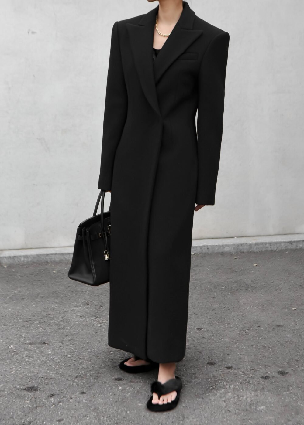 Long Coat - Black - Image 8