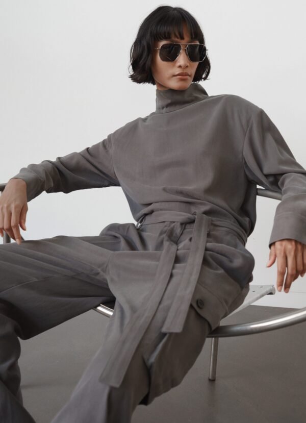 Blouse - Charcoal - Image 3