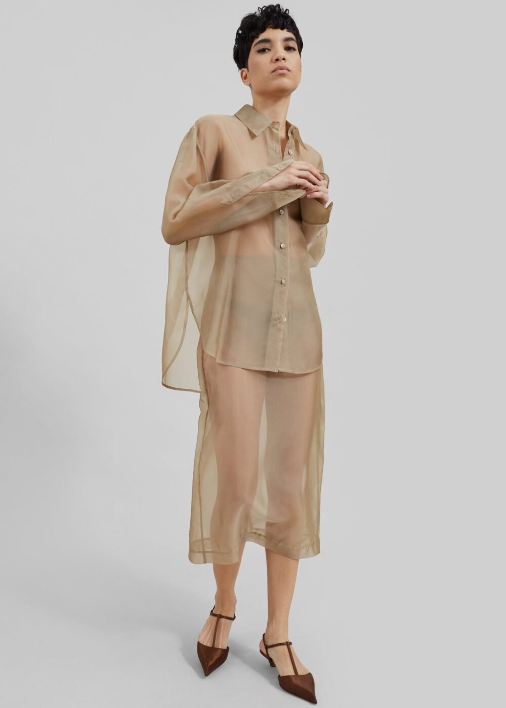 Sheer Shirt - Desert Sand - Image 5