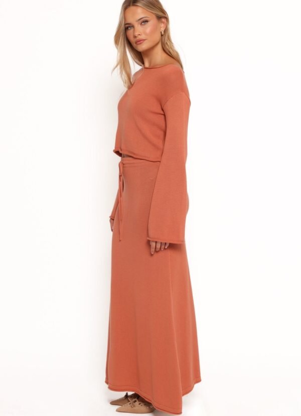 Knit Skirt - Cinnamon - Image 5