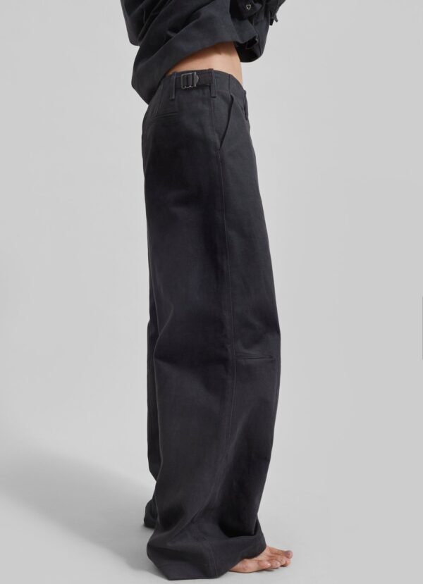 Denim Trousers - Charcoal - Image 3