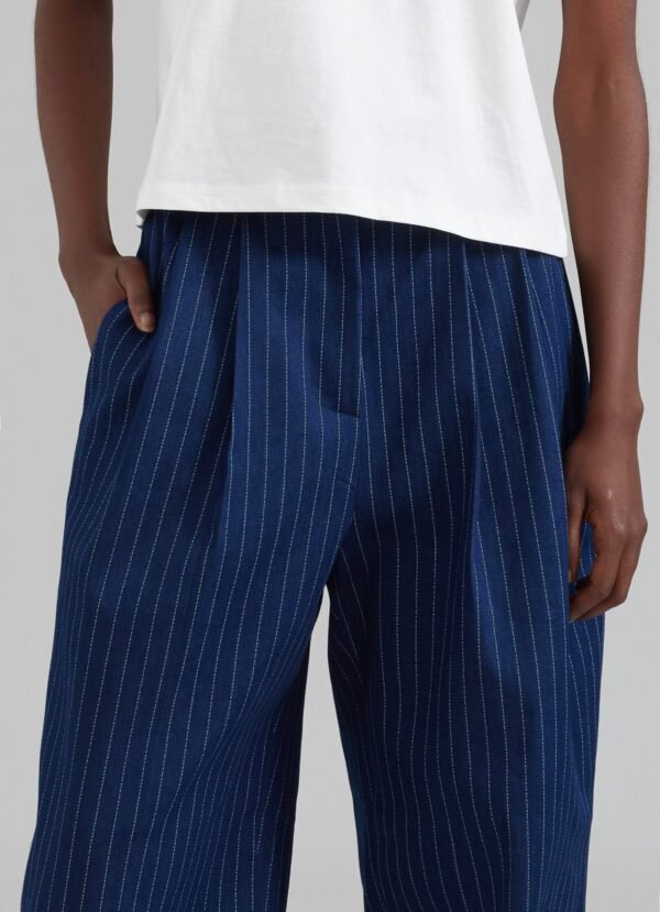 Denim Pants - Navy Pinstripe - Image 7