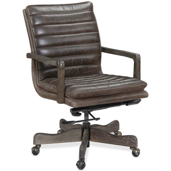 Langston Leather Office Chair, Buckaroo Ranch