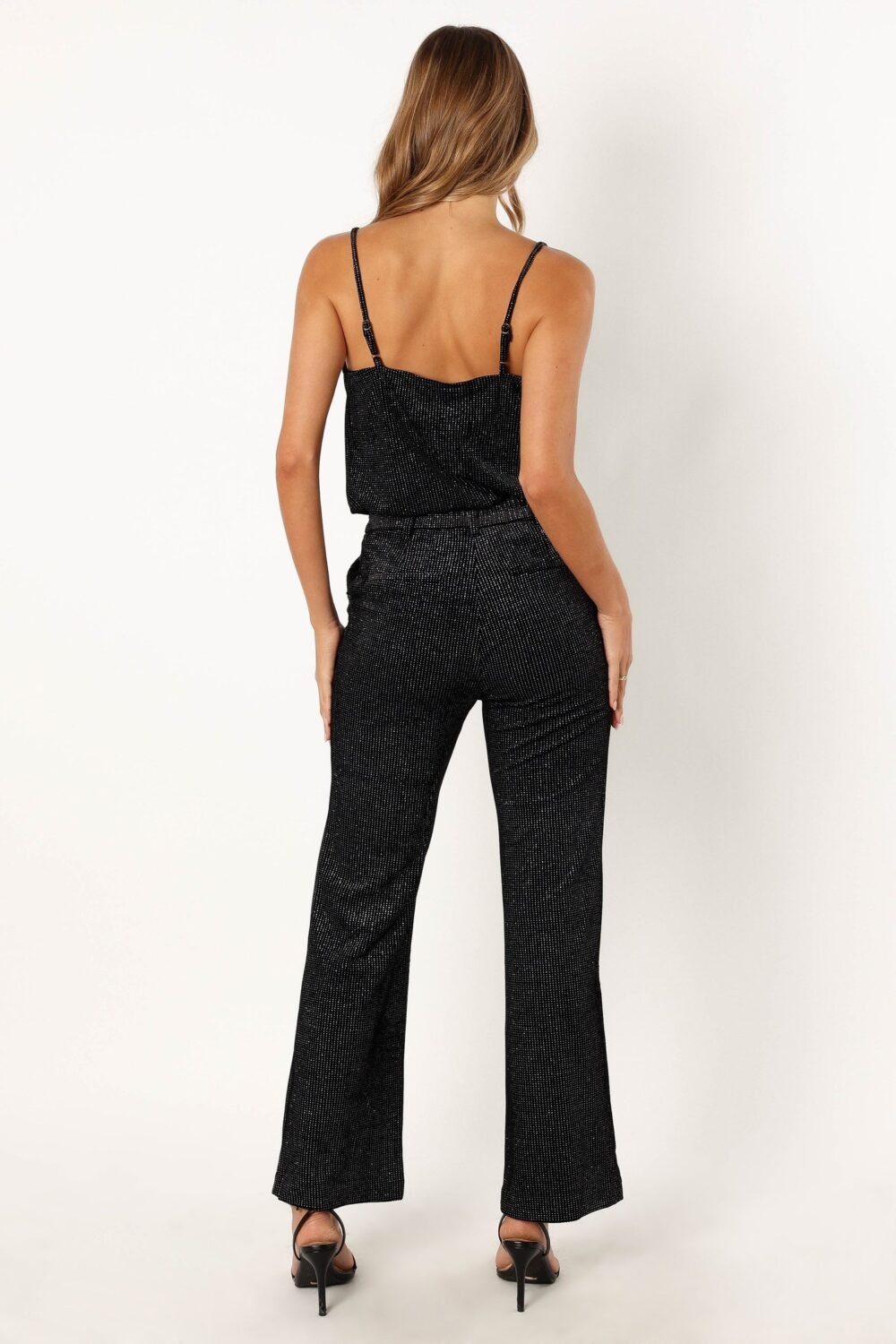 Velvet Shimmer Pant - Black - Image 4
