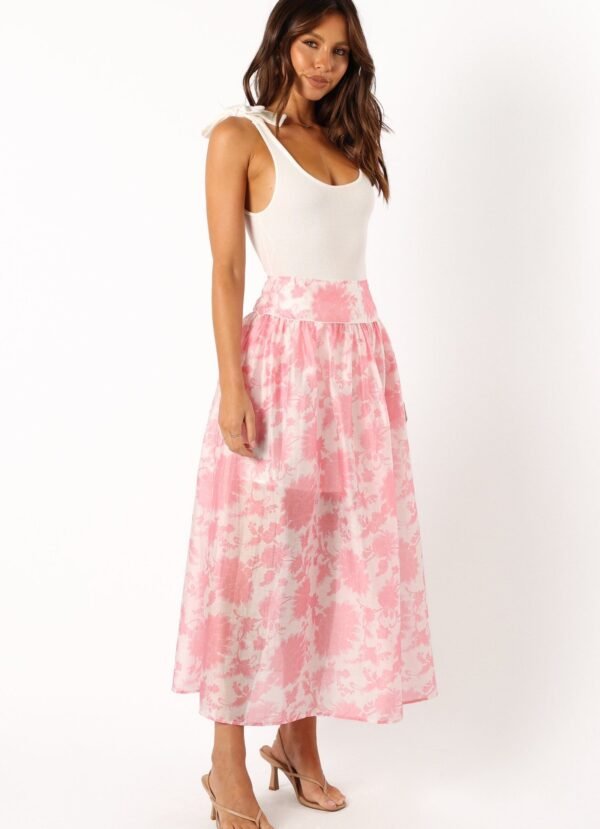 Maxi Skirt - Pink Floral - Image 8