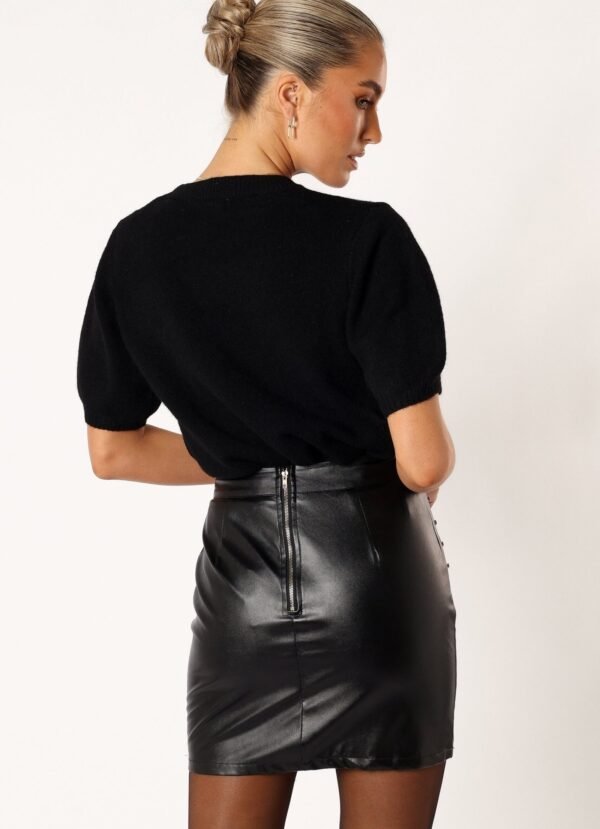 Mini Skirt - Black - Image 3