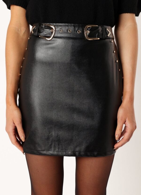 Mini Skirt - Black - Image 7