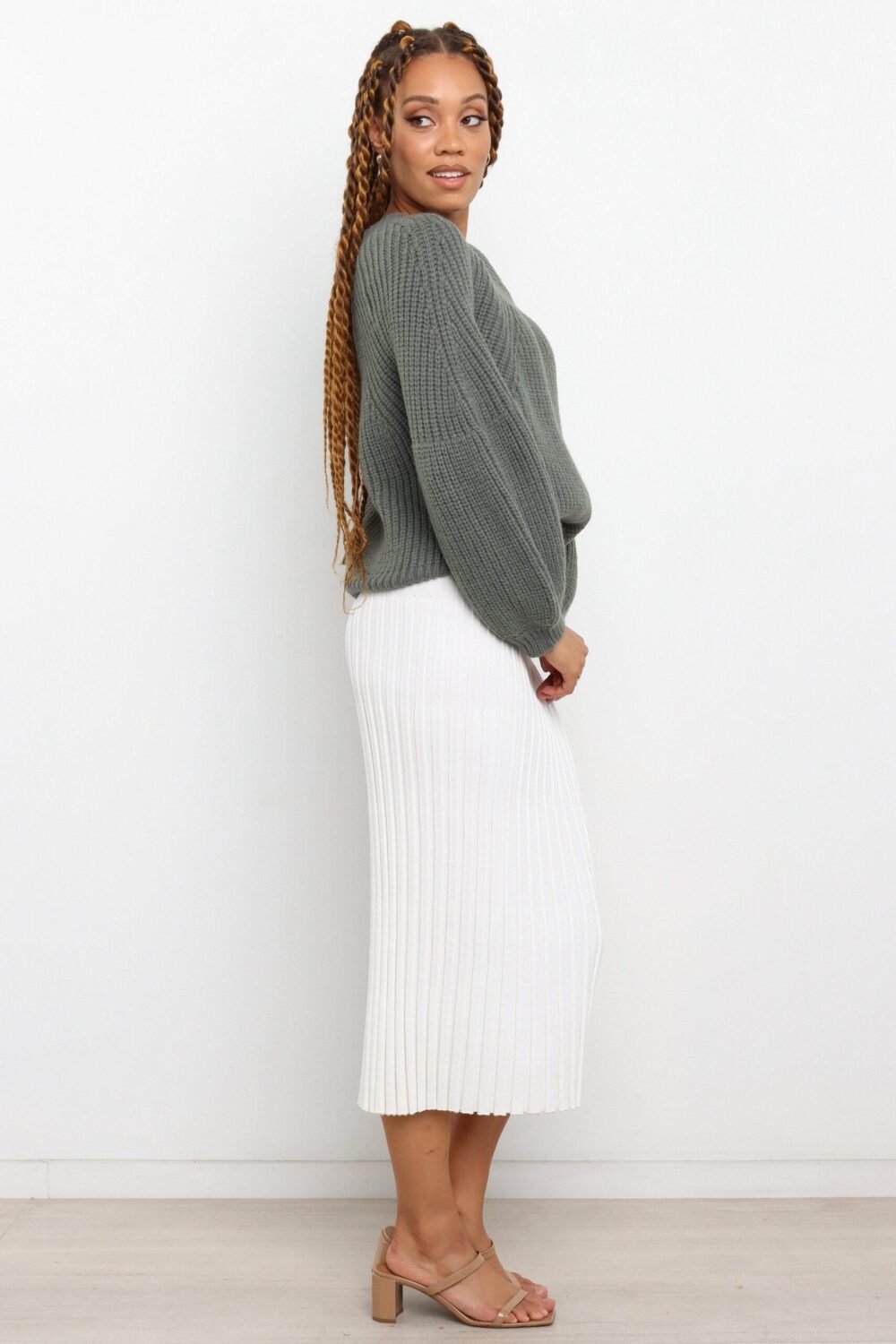 Knit Sweater - Emerald - Image 4