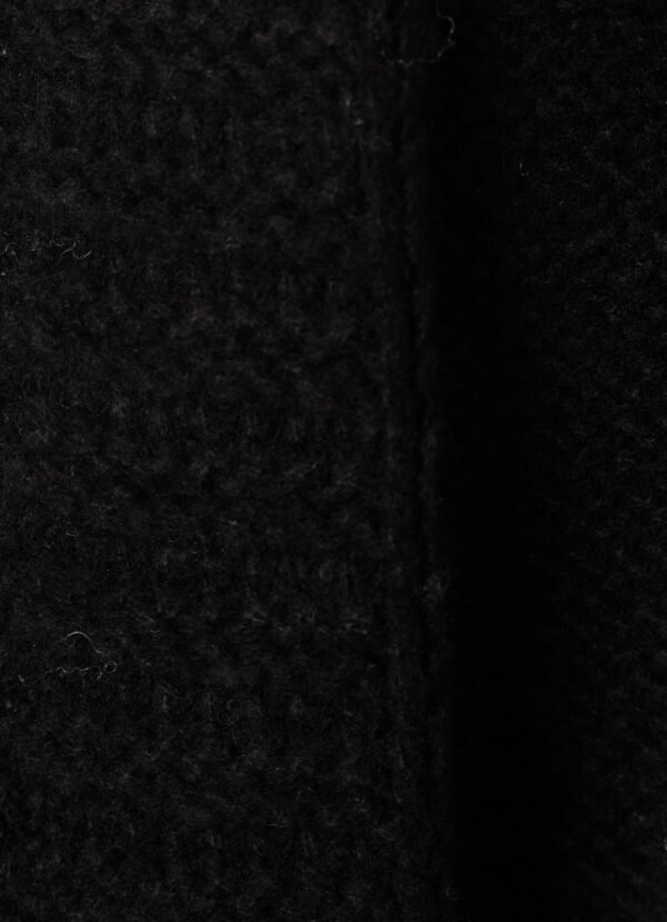 Oaklee Large Knit Back Cardigan - Black - Image 8